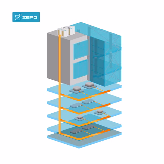 ホテル HVAC ソリューション R410A Vrv Vrf システム屋内室外機メーカー商業セントラル エアコン