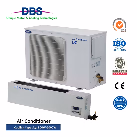 48VDC Split Type Air Conditioner for Outdoor Telecom Shelter Cooling with Soft Starting